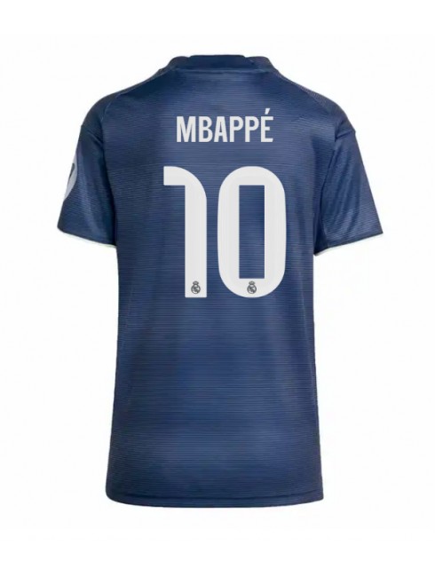 Real Madrid Kylian Mbappe #10 Replika Borta Kläder Dam 2025-26 Kortärmad Real Madrid Kylian Mbappe #10 Replika Borta Kläder Dam 2025-26 Kortärmad